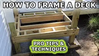 Deck Framing 101 for Beginners | How To