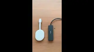 Google Chromecast with USB C Hub - Google TV 
