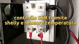 FOTOVOLTAICO Relè SSR controllo temperatura tramite shelly