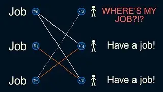 Can we assign everyone a job? (maximum matchings) | Bipartite Matchings