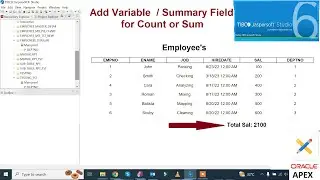 How to Add Variable or Summary Field in Jasper Report / Jasper Report Server | Mr Gactack