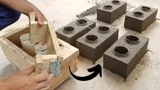 Como Fazer Tijolinho de Cimento com Encaixe Facilmente