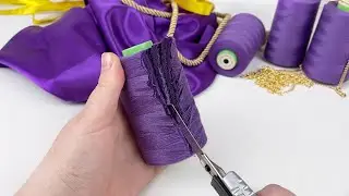 CUT THE THREADS AND MADE A LUXURIOUS THING! STYLISH LOOK FOR THE PRICE OF TWO SKEINS OF THREADS!