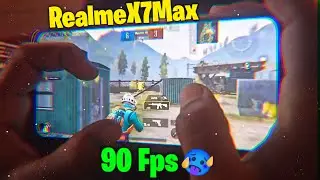 Realme X7 Max 90 Fps🥶 Handcame | 60 Fps Vs 90 Fps | 1 Vs 1 Tdm