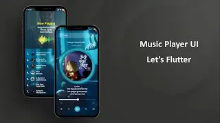 Music Player App UI || Minimal Design || Let's Flutter
