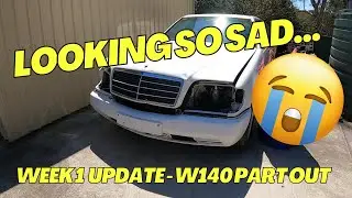Parting out a Mercedes-Benz W140 - Week 1 Update