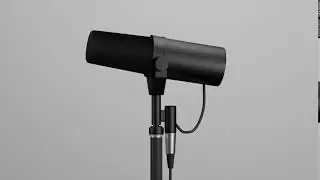 Free Microphone Model For Blender And Maya