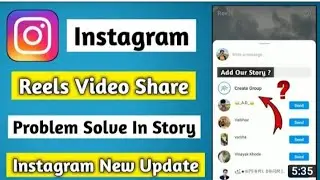 Instagram reels story problem new update how to share reels on Instagram story update 2021