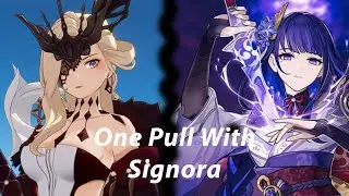 Just a Single Pull with Signora before Baal banner gone 