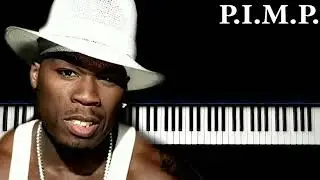 50 Cent - P.I.M.P. - Easy Piano Tutorial