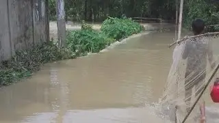 অবশেষে রাস্তা দিয়ে পার হচ্ছে পানি | Flood Situation Sylhet
