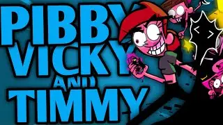 VS Pibby Vicky and Timmy | Friday Night Funkin' | FNF