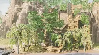 Conan Exiles Building - How I build a simple but beautiful staircase - Mods are used