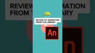 Review of animation from the Adobe Animate Library 🐷🪂 #animatelibrary #reviewofanimation #ytshorts