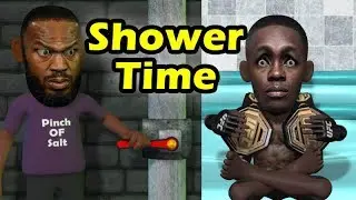 Jon Jones interrupting Adesanya shower MEDITATION