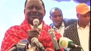 WATCH RAILA  ODINGA WOO THE MAASAI