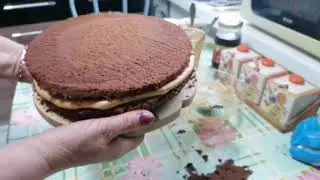 Торт на день рождения //Торт Сникерс //