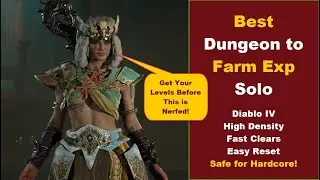 Power Level Safely in Diablo IV Hardcore with this scaling dungeon!  Best Glyph Free Dungeon!