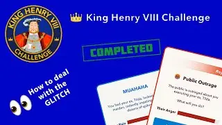 King Henry VIII Challenge || How to beat the glitch || Bitlife- Life simulator ||