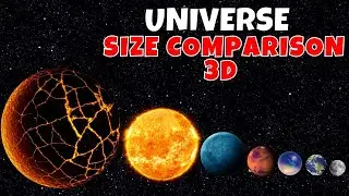 3D Universe Size Comparison | 3D Comparison Animation | Planet Size Comparison