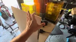 Resin Printers: Protect your wood Muscle Rack Shelving. Get a little extra (cleaner) Mileage on them