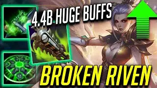 WILD RIFT CHEMPUNK RIVEN 4.4B MASSIVE BUFFS = OP