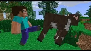 Killing That Cow! - Minecraft Animation