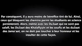 insulter, se moquer, rabaisser les du3aat salafi -Cheikh Muhammad Aman Al Jami