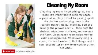 Cleaning My Room Story: Improve Your English Reading & Listening Skills! 2