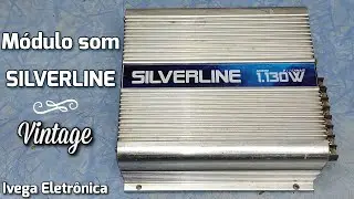 Módulo Silverline, som falhando, 3 canais 1.130W, MD680