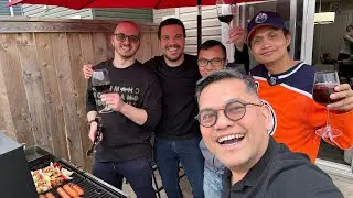 Winter Barbecue Fun at a Ale's Cozy House!!