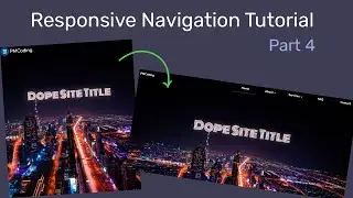 How to create a responsive navigation menu with HTML, CSS, JavaScript (2020) - Part 4: Desktop CSS