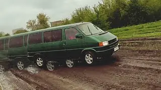 офф роуд на T4 , рыбалка , бездорожье и передний привод....