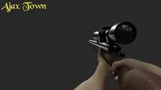 fps animations using  blender 2.8 | Ajax Town | Upcoming Mobile fps game