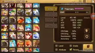 Summoners War - Happy with the result lol