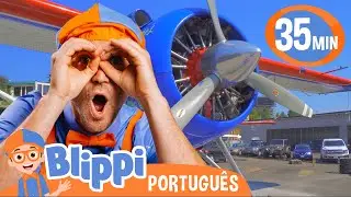 Blippi Explora um Hidroavião! | Melhores Episódios do Blippi! | Vídeos Educativos para Crianças