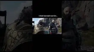 (God of War Ragnarok) this scene gave me CHILLS 