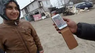 Дарим подарки бездомному на день рождение