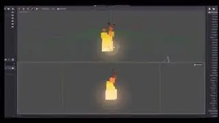 Godot Engine - Stylized Fire 3D Particle effect