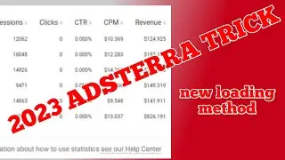 New adsterra earning trick 2023 | Adsterra Loading Method | Adsterra High CPM Tricks