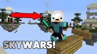 I CHANGED MY SKIN!! - MINECRAFT SKYWARS #4