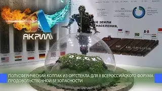 Полусферический колпак из оргстекла для II Всероссийского Форума Продовольственной безопасности