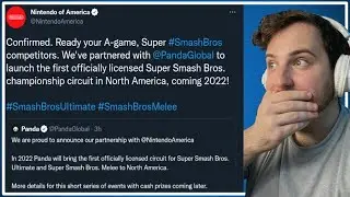 NINTENDO SPONSORING COMPETITIVE SMASH??? PandaGlobal partners with Nintendo!