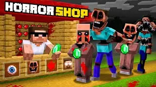 I Opened a Horror Shop to Troll Villager in Minecraft..