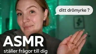 ASMR på svenska ○ ställer frågor till dig ○ hand sounds  🇸🇪