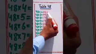 Table 48 || table of 48 || 48 ka table 