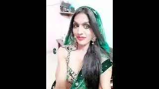 Indian male to female crossdresser puja wearing saree/Saree wearing crossdressers/Trans in public