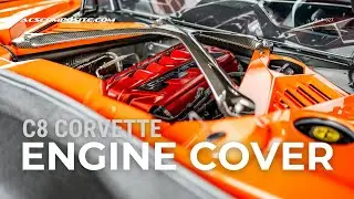 C8 Corvette Edge Red LT2 Engine Cover Installation Guide | 50-4-027 | ACS Composite