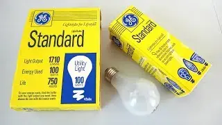 GE Standard 100watt Incandescent Light Bulbs