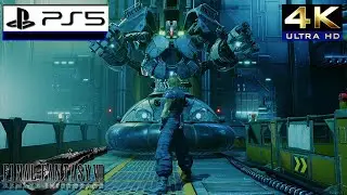 Final Fantasy VII  Remake Intergrade PS5 - Airbuster boss fight (Hard Mode) [4k-60FPS]